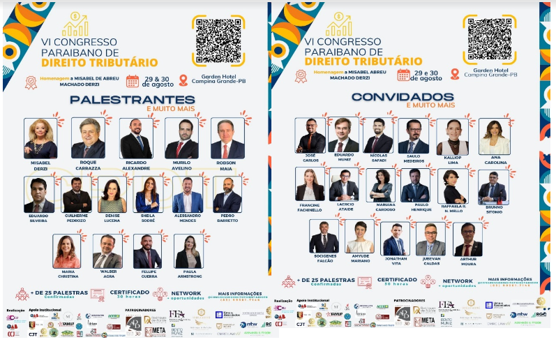 VI CONGRESSO PARAIBANO DE DIREITO TRIBUTÁRIO 5 VI CONGRESSO PARAIBANO DE DIREITO TRIBUTÁRIO